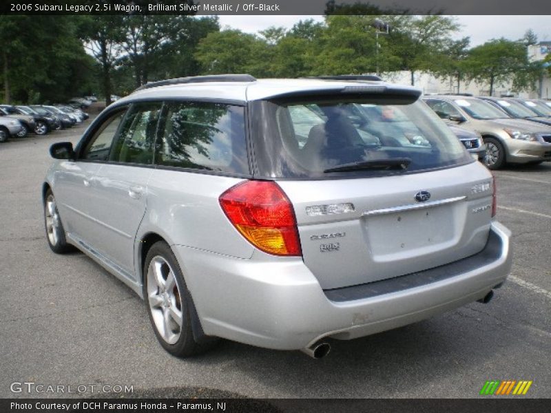 Brilliant Silver Metallic / Off-Black 2006 Subaru Legacy 2.5i Wagon
