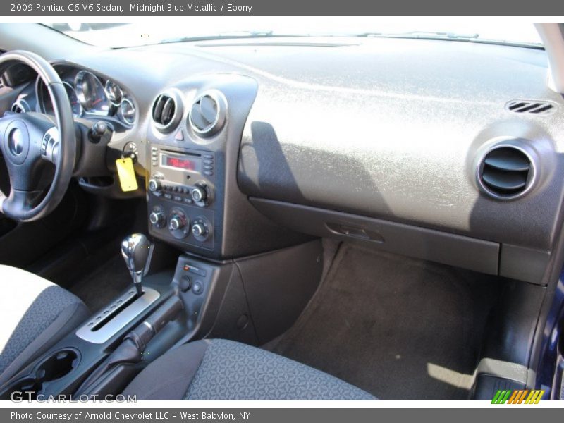 Midnight Blue Metallic / Ebony 2009 Pontiac G6 V6 Sedan
