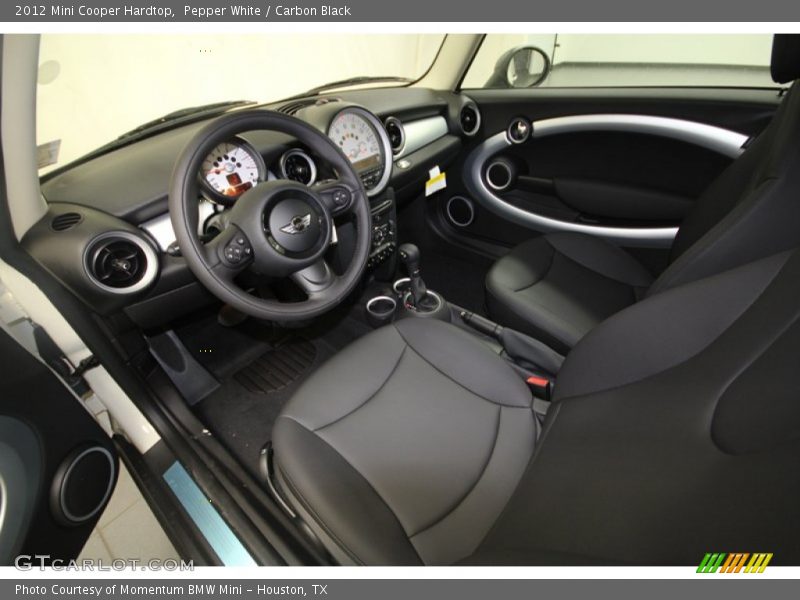 Pepper White / Carbon Black 2012 Mini Cooper Hardtop