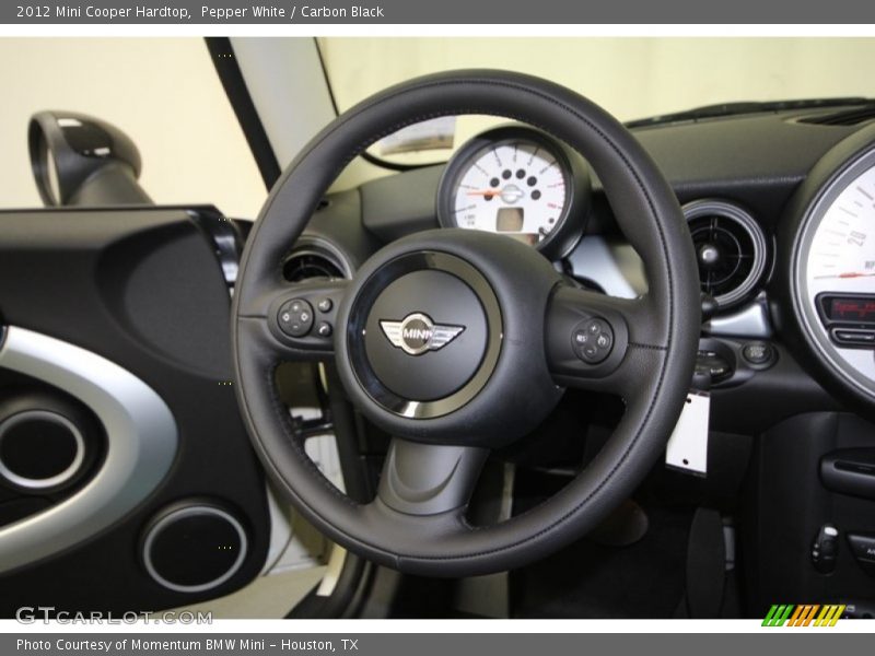 Pepper White / Carbon Black 2012 Mini Cooper Hardtop