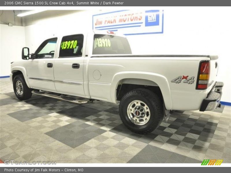 Summit White / Dark Pewter 2006 GMC Sierra 1500 SL Crew Cab 4x4