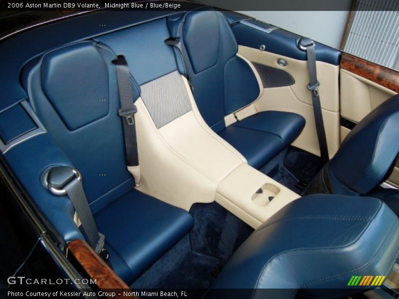 Rear Seat of 2006 DB9 Volante