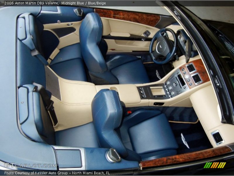  2006 DB9 Volante Blue/Beige Interior