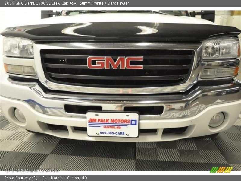 Summit White / Dark Pewter 2006 GMC Sierra 1500 SL Crew Cab 4x4