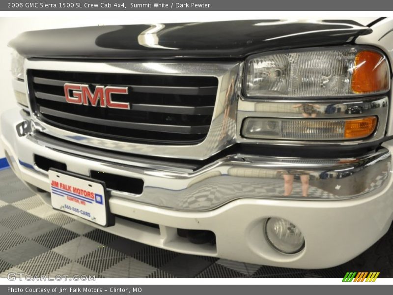 Summit White / Dark Pewter 2006 GMC Sierra 1500 SL Crew Cab 4x4