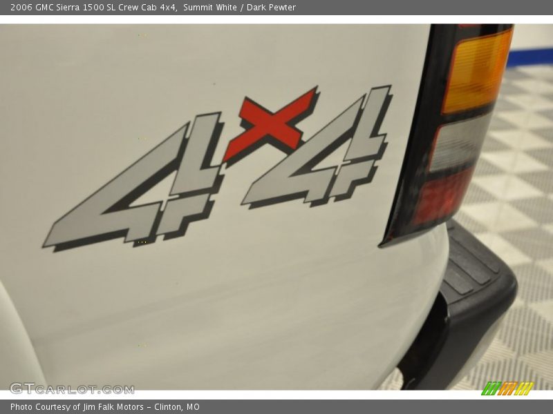 Summit White / Dark Pewter 2006 GMC Sierra 1500 SL Crew Cab 4x4