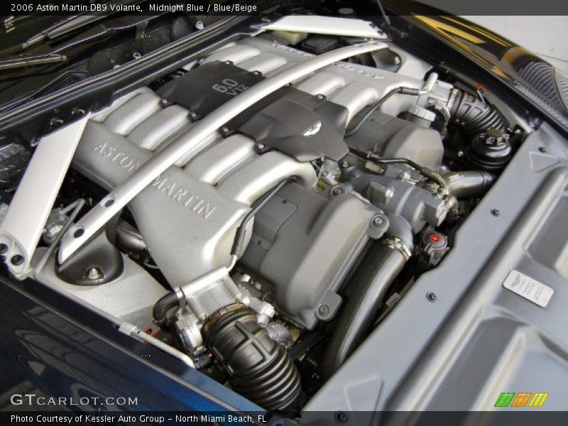  2006 DB9 Volante Engine - 6.0 Liter DOHC 48 Valve V12