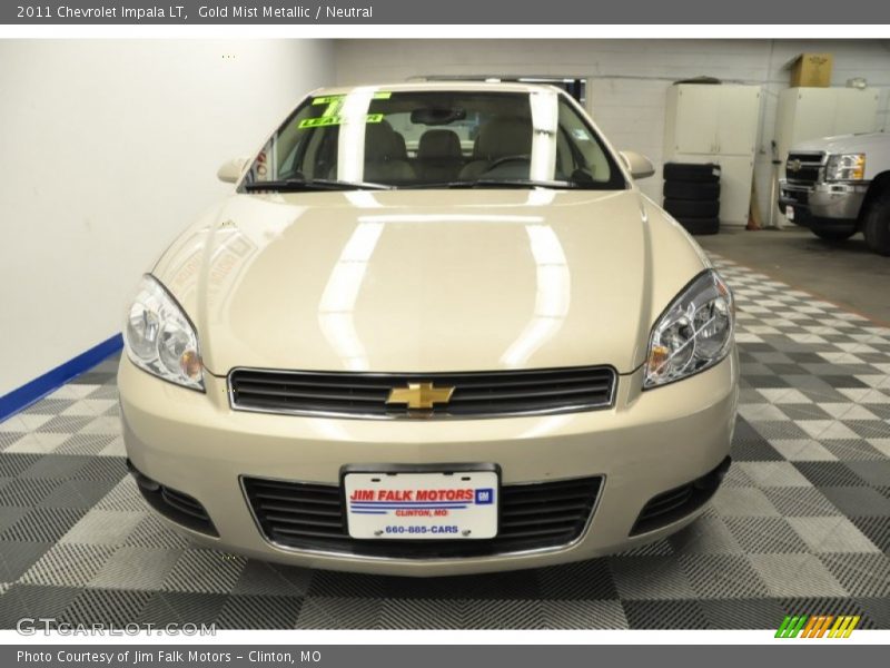 Gold Mist Metallic / Neutral 2011 Chevrolet Impala LT