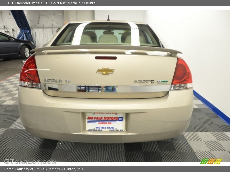 Gold Mist Metallic / Neutral 2011 Chevrolet Impala LT
