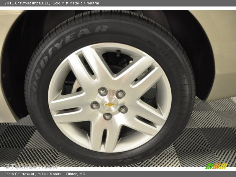 Gold Mist Metallic / Neutral 2011 Chevrolet Impala LT