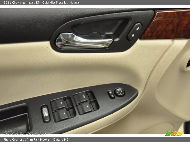 Gold Mist Metallic / Neutral 2011 Chevrolet Impala LT