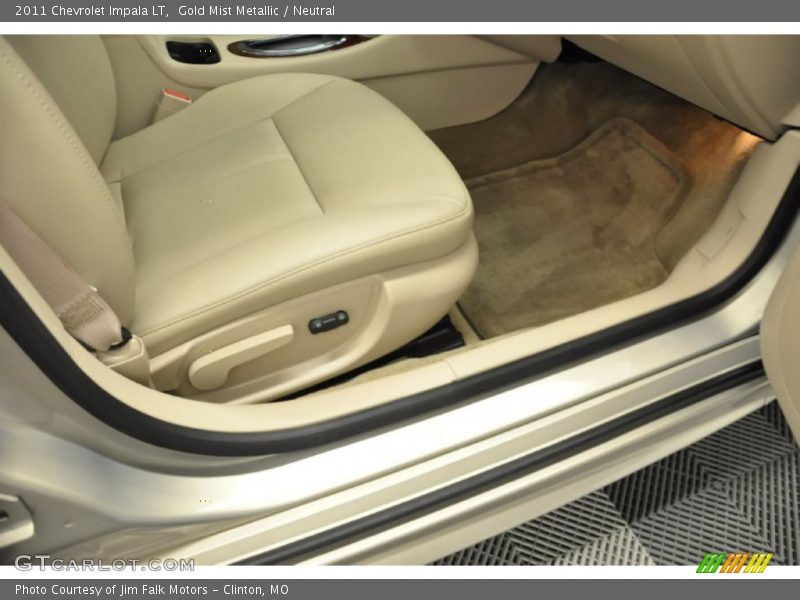 Gold Mist Metallic / Neutral 2011 Chevrolet Impala LT