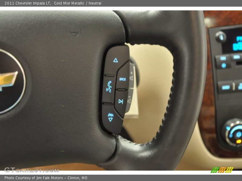 Gold Mist Metallic / Neutral 2011 Chevrolet Impala LT