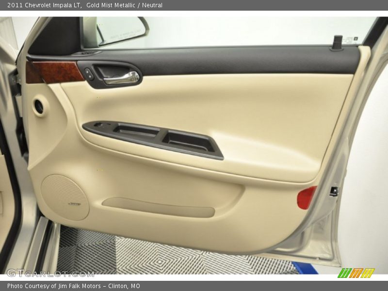 Gold Mist Metallic / Neutral 2011 Chevrolet Impala LT