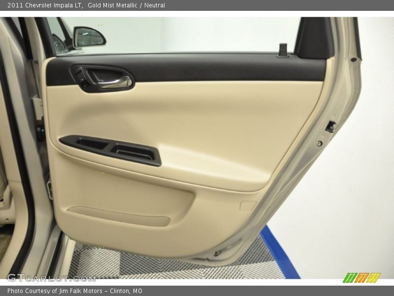 Gold Mist Metallic / Neutral 2011 Chevrolet Impala LT