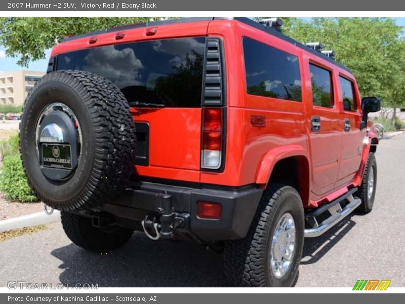 Victory Red / Ebony Black 2007 Hummer H2 SUV