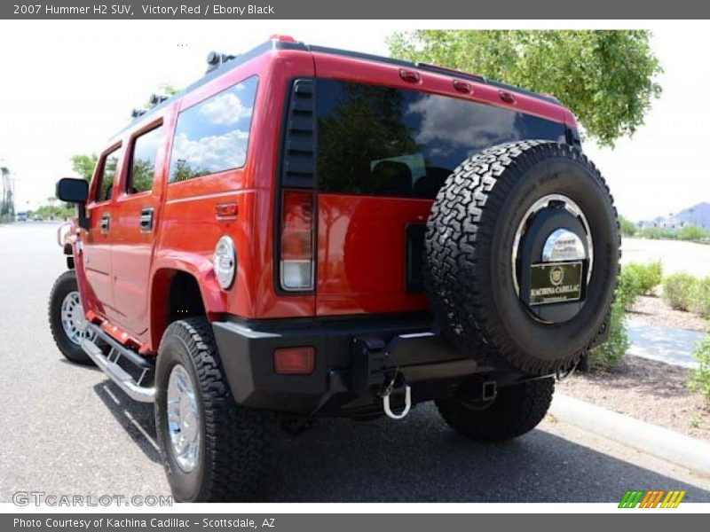 Victory Red / Ebony Black 2007 Hummer H2 SUV