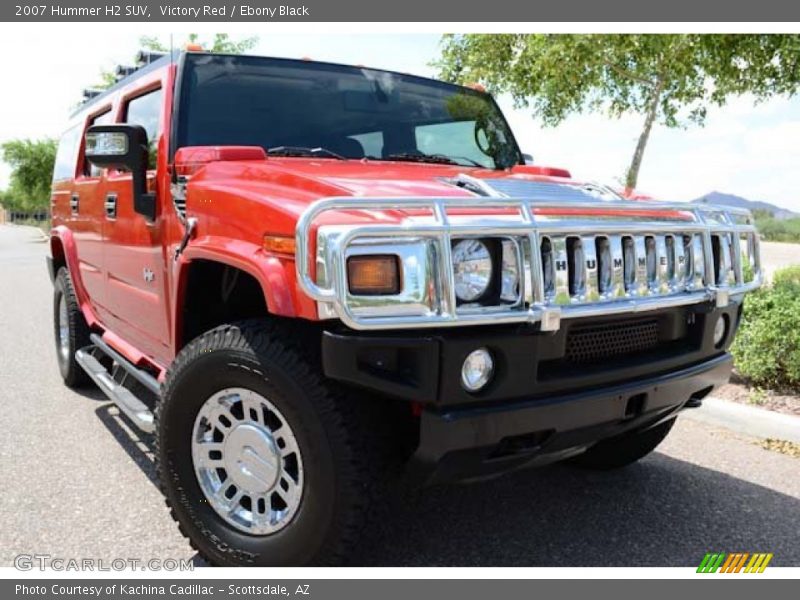 Victory Red / Ebony Black 2007 Hummer H2 SUV