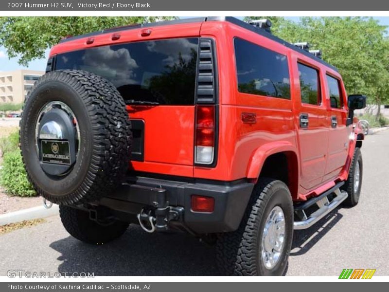 Victory Red / Ebony Black 2007 Hummer H2 SUV