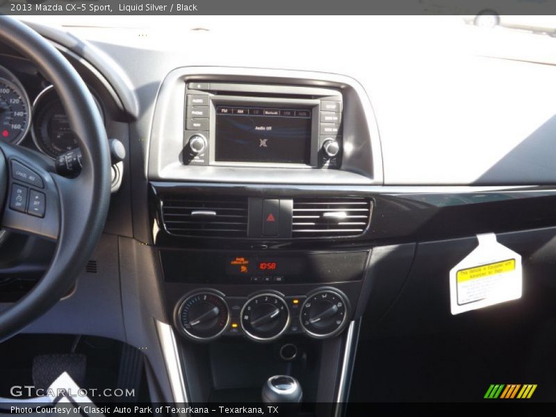 Liquid Silver / Black 2013 Mazda CX-5 Sport