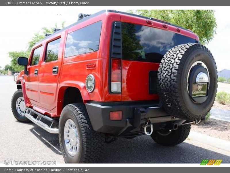 Victory Red / Ebony Black 2007 Hummer H2 SUV