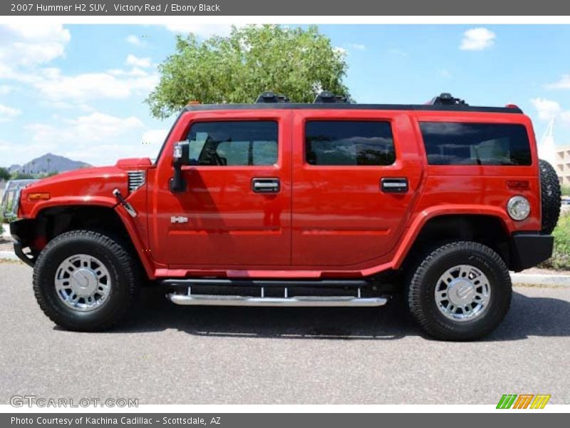 Victory Red / Ebony Black 2007 Hummer H2 SUV