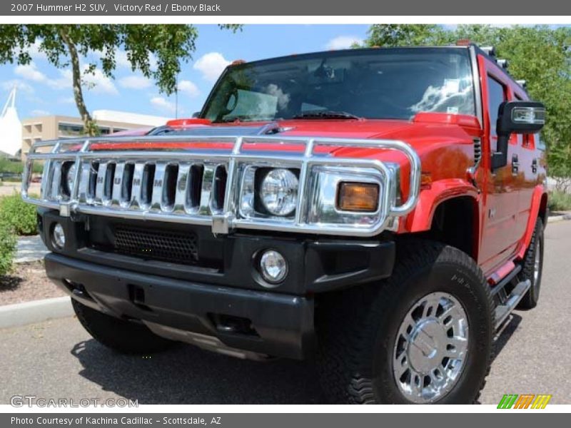 Victory Red / Ebony Black 2007 Hummer H2 SUV