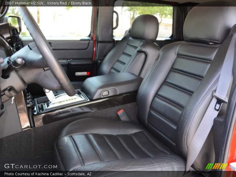 Front Seat of 2007 H2 SUV