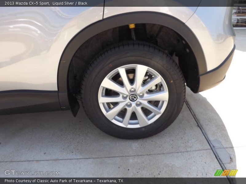 Liquid Silver / Black 2013 Mazda CX-5 Sport