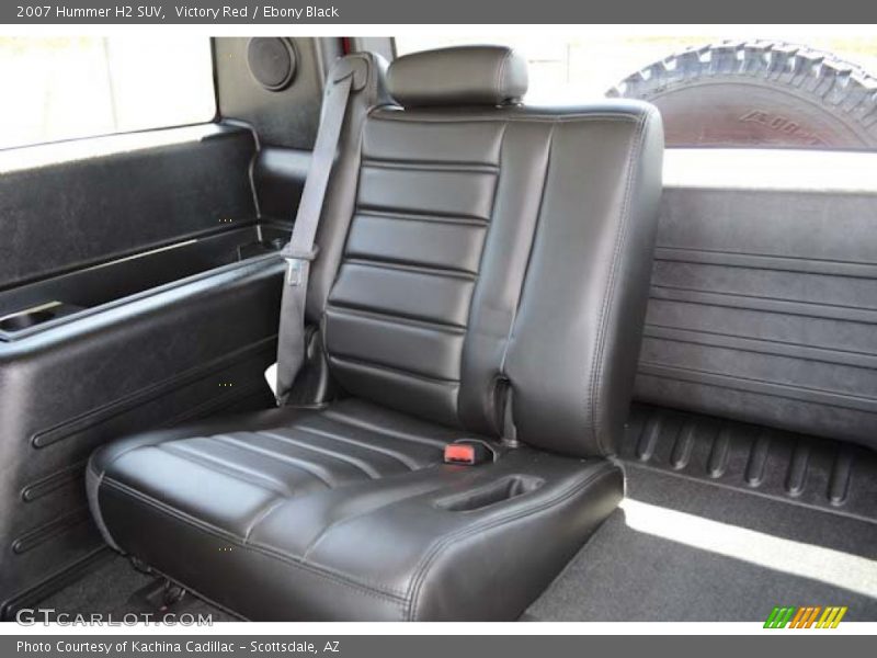 Rear Seat of 2007 H2 SUV