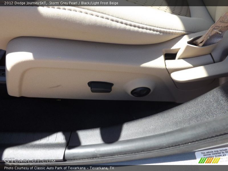 Storm Grey Pearl / Black/Light Frost Beige 2012 Dodge Journey SXT