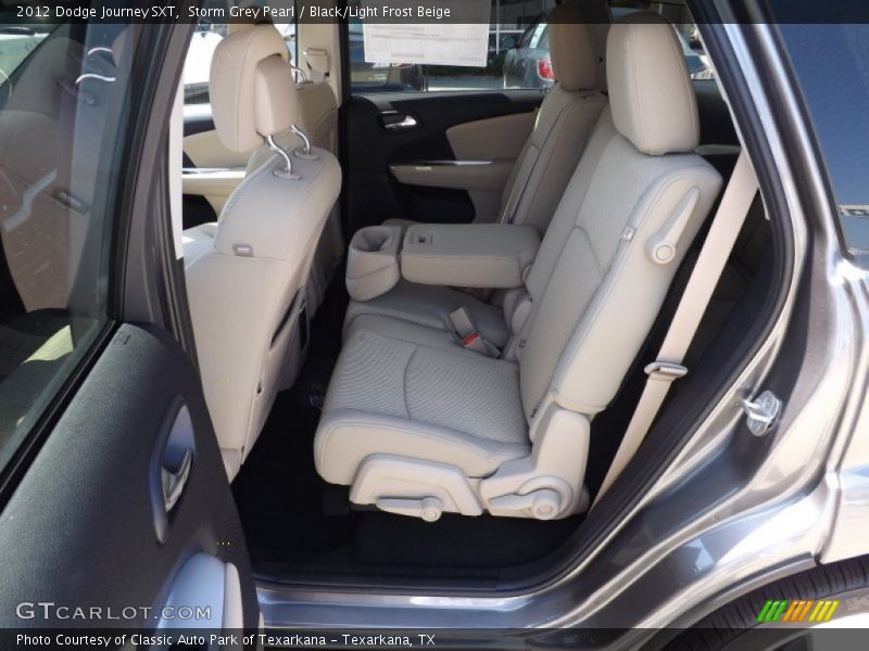 Storm Grey Pearl / Black/Light Frost Beige 2012 Dodge Journey SXT