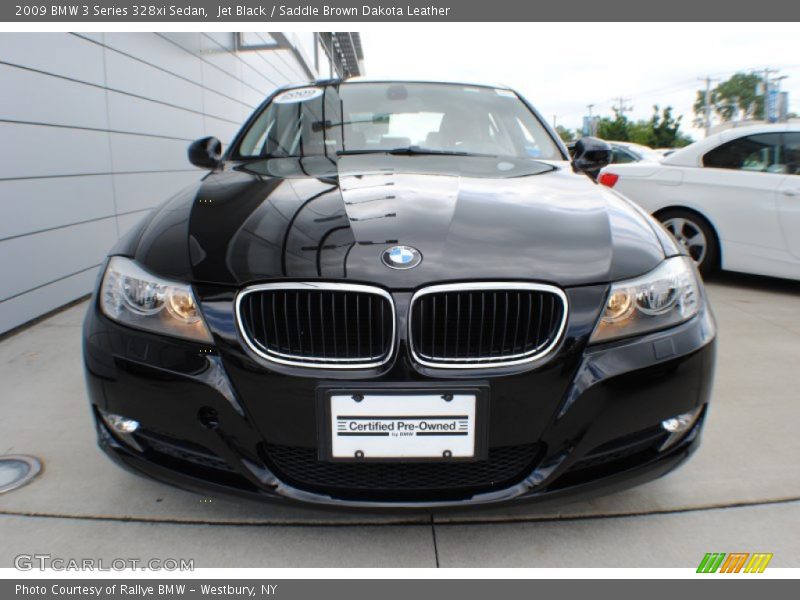 Jet Black / Saddle Brown Dakota Leather 2009 BMW 3 Series 328xi Sedan