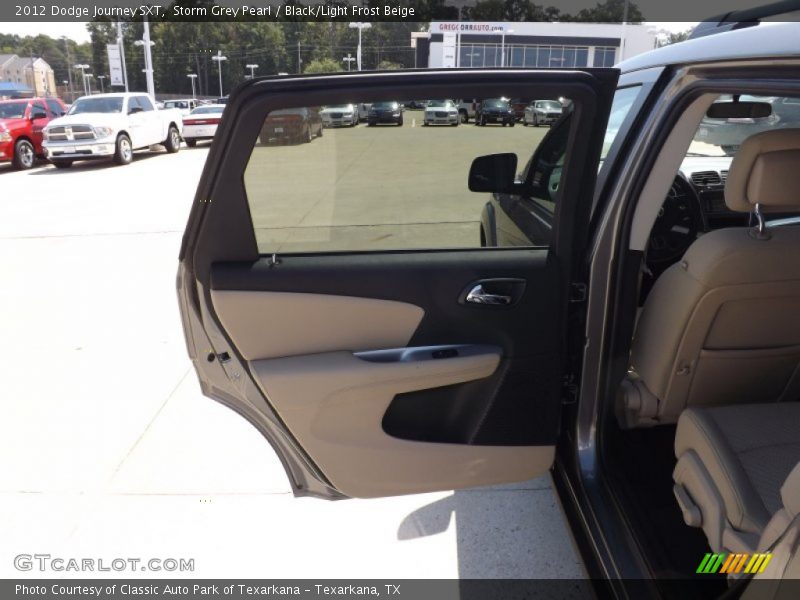 Storm Grey Pearl / Black/Light Frost Beige 2012 Dodge Journey SXT