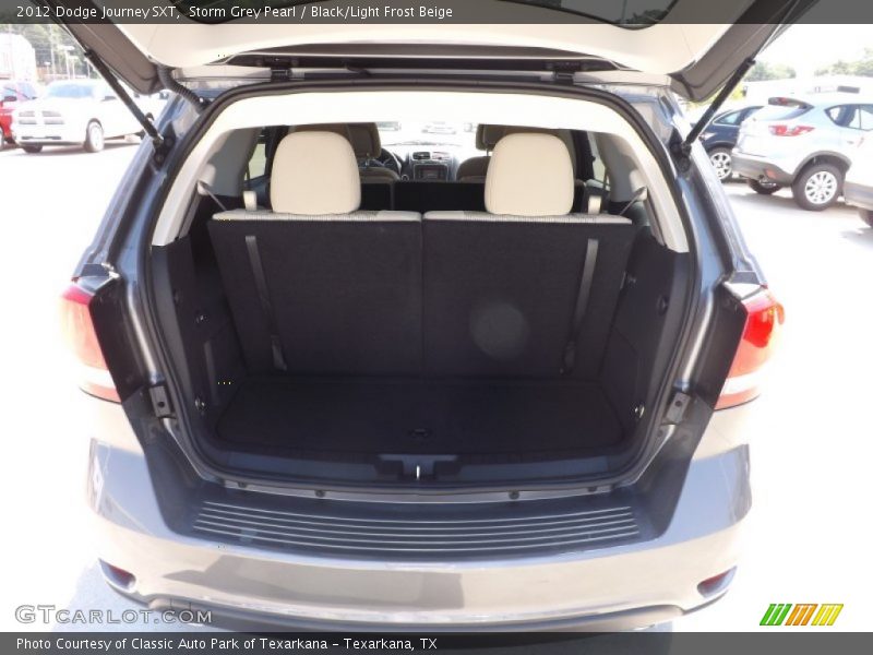 Storm Grey Pearl / Black/Light Frost Beige 2012 Dodge Journey SXT