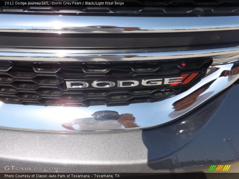 Storm Grey Pearl / Black/Light Frost Beige 2012 Dodge Journey SXT