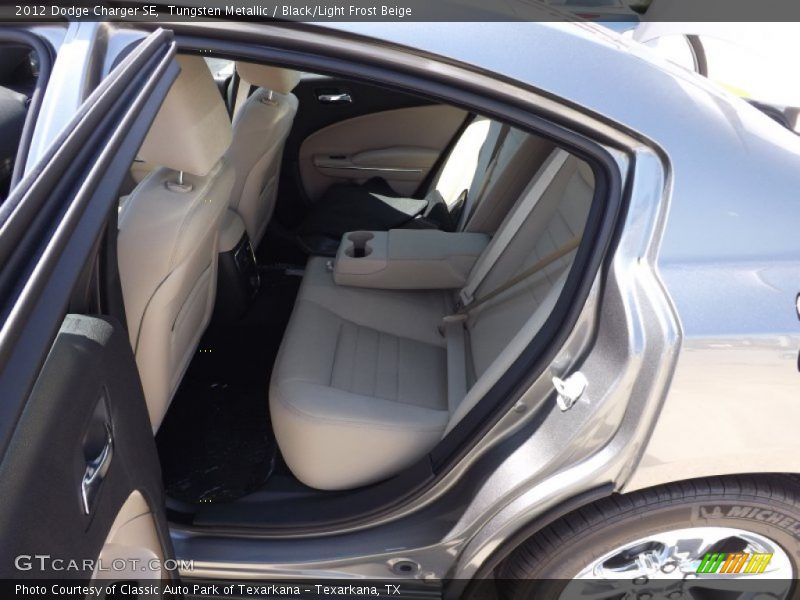 Tungsten Metallic / Black/Light Frost Beige 2012 Dodge Charger SE
