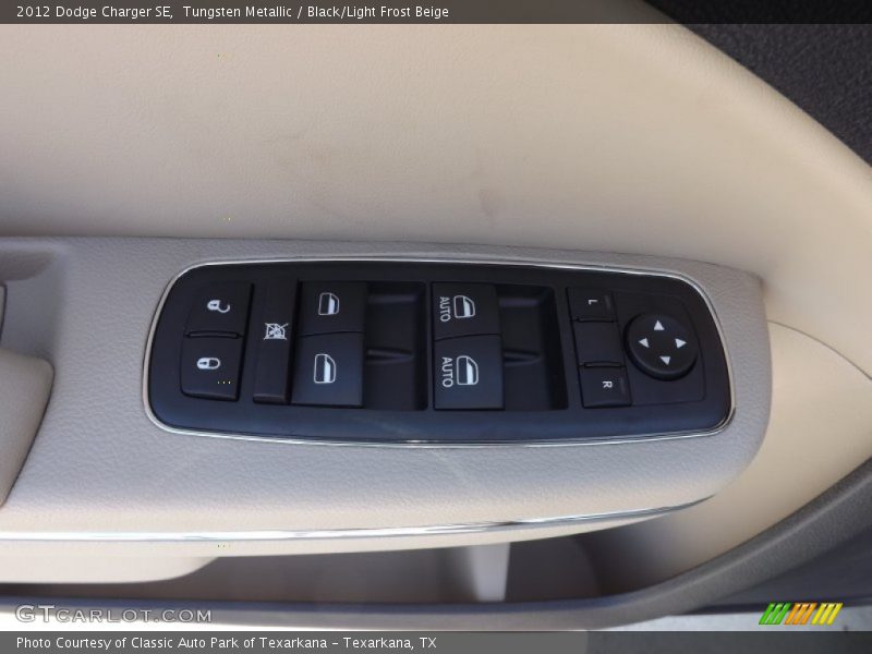 Tungsten Metallic / Black/Light Frost Beige 2012 Dodge Charger SE