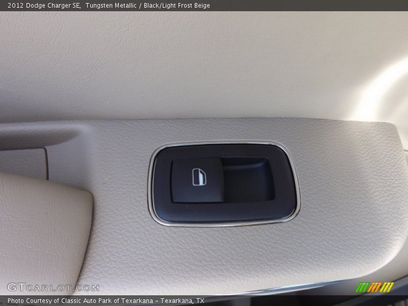 Tungsten Metallic / Black/Light Frost Beige 2012 Dodge Charger SE