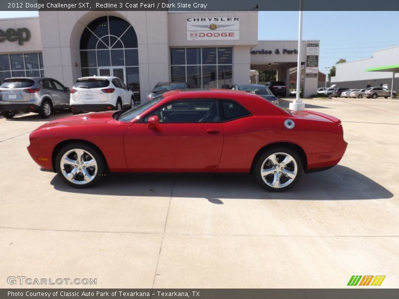 Redline 3 Coat Pearl / Dark Slate Gray 2012 Dodge Challenger SXT