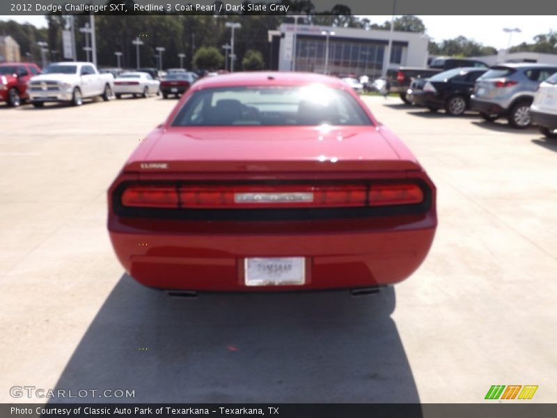 Redline 3 Coat Pearl / Dark Slate Gray 2012 Dodge Challenger SXT
