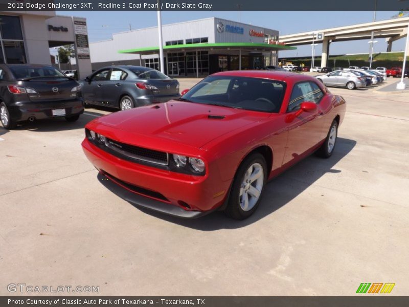 Redline 3 Coat Pearl / Dark Slate Gray 2012 Dodge Challenger SXT