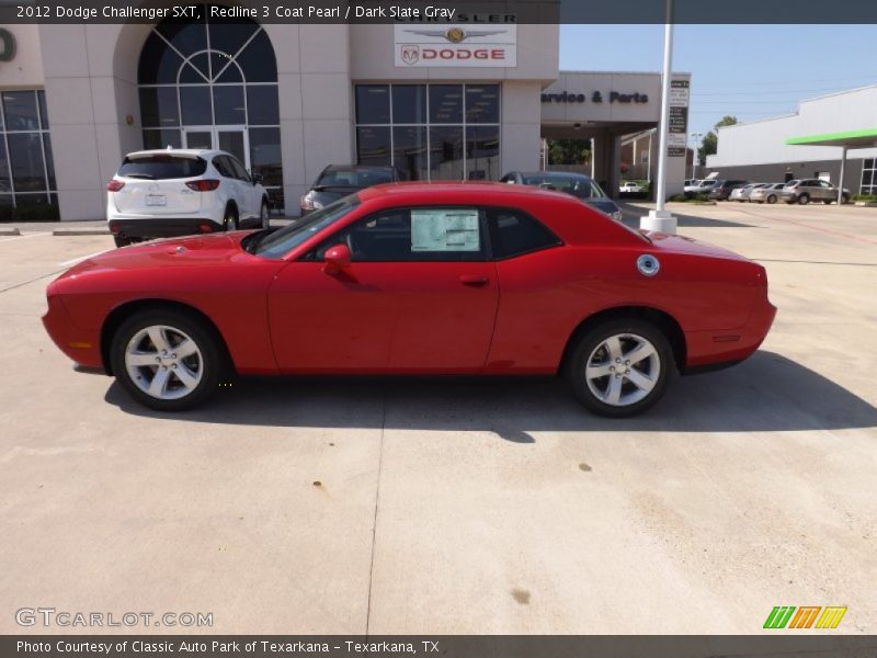Redline 3 Coat Pearl / Dark Slate Gray 2012 Dodge Challenger SXT