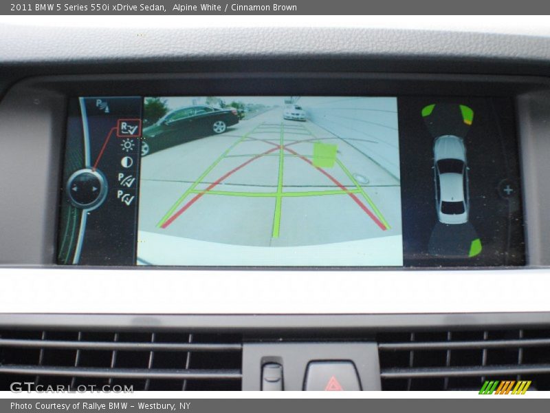 Alpine White / Cinnamon Brown 2011 BMW 5 Series 550i xDrive Sedan