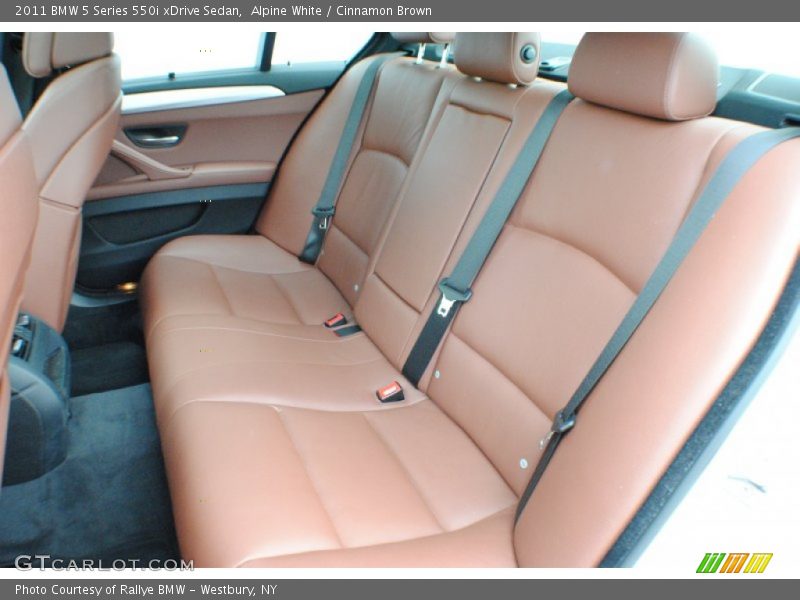 Rear Seat of 2011 5 Series 550i xDrive Sedan
