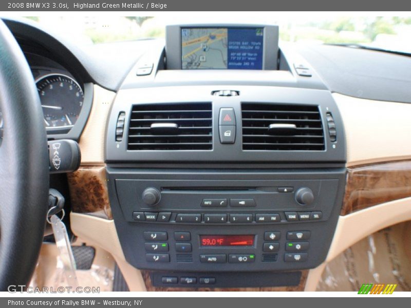 Highland Green Metallic / Beige 2008 BMW X3 3.0si