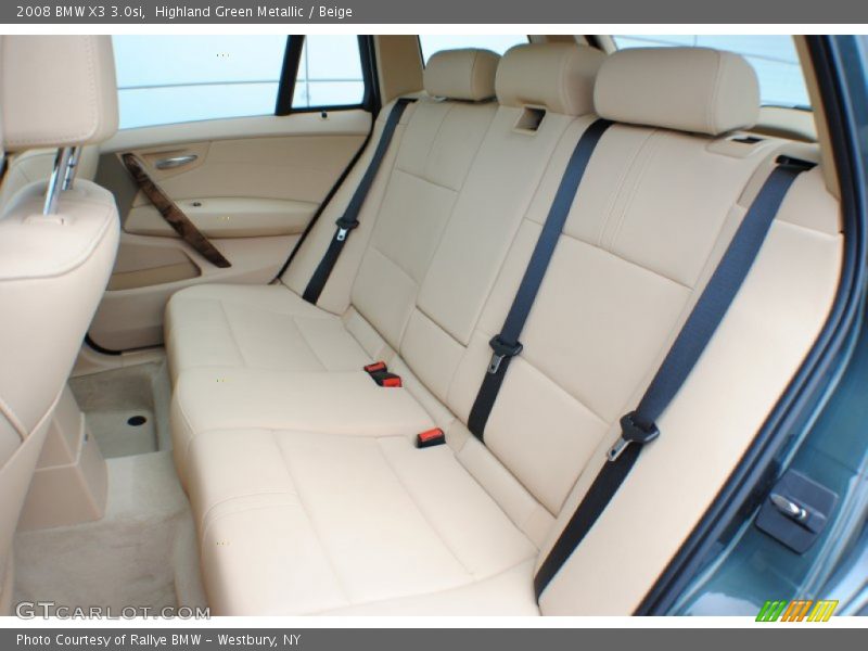 Highland Green Metallic / Beige 2008 BMW X3 3.0si