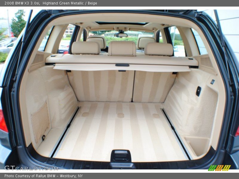 Highland Green Metallic / Beige 2008 BMW X3 3.0si