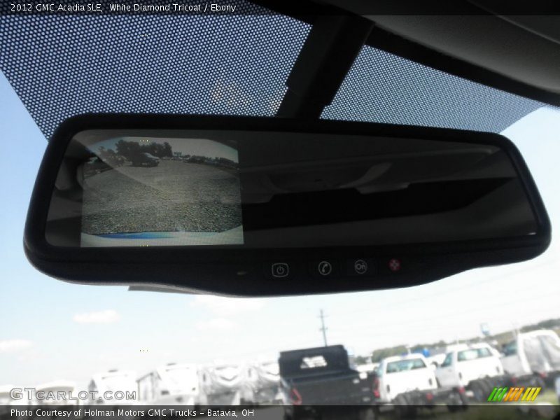 White Diamond Tricoat / Ebony 2012 GMC Acadia SLE