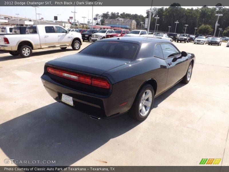 Pitch Black / Dark Slate Gray 2012 Dodge Challenger SXT